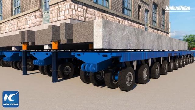 19th-century building "lifted and moved 70 meters" in Jinan, China смотреть онлайн