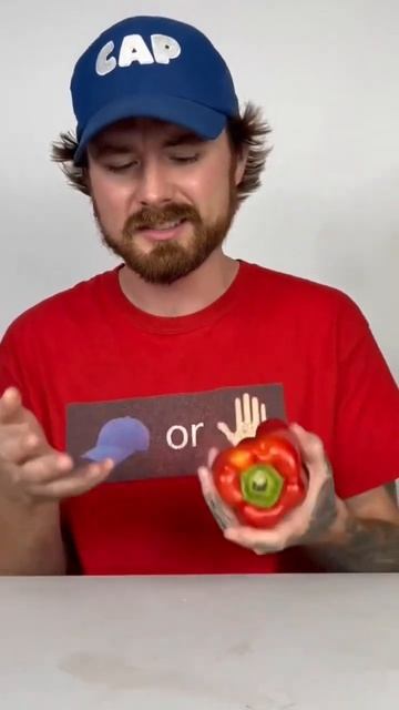 Remove Bell Pepper Seeds Hack 🫑 смотреть онлайн
