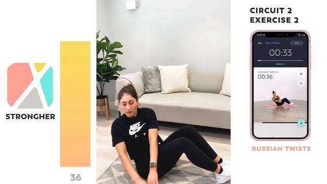 DAY 5: LEGS & ABS AT HOME! | Melissa Chalmers смотреть онлайн