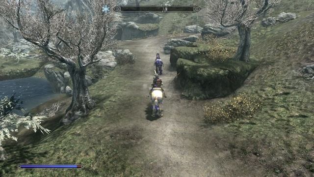 Skyrim-выживач. Двемерская лошадь в сборе, но основная лошадь "обиделась". смотреть онлайн