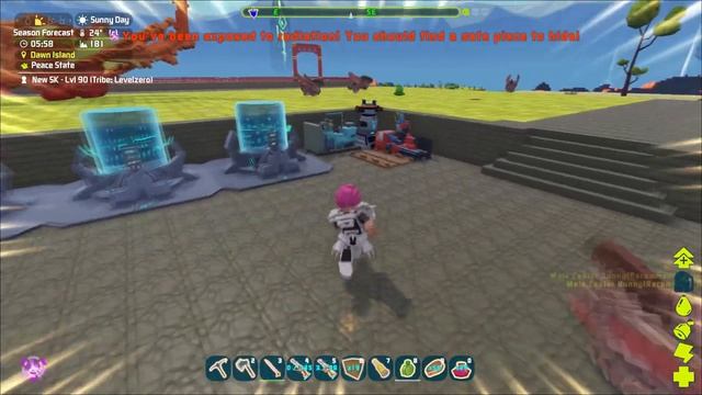 Pixark 10x Ep26: Max Level Cobalt Hunter, Golden Bone Rex & A Radiation Mutation Platform