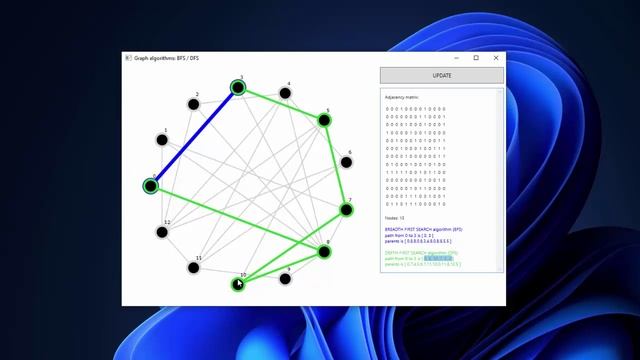 GRAPH / BFS and DFS algorithms смотреть онлайн
