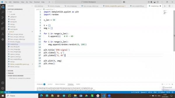 Вебинар 7. Библиотека  Matplotlib