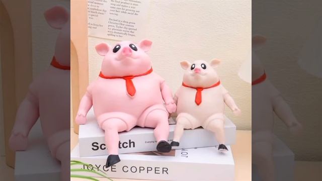 Cute Pink Pig Antistress Toy Piggy Squeeze Pig T 1000 Antistress Squeeze Stress Relief Squeeze Toy
