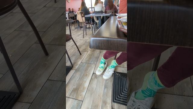 Green Socks And Sneakers Shoeplay In Public. 4 More Https://feetfinder.com/userProfile/Kassandra593