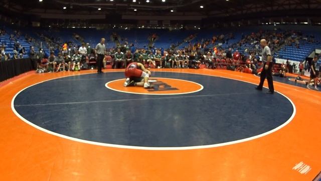 2018 IHSA Dual Team 1A State Wrestling Semi-Finals -  Aurora Christan  Vs. Coal City