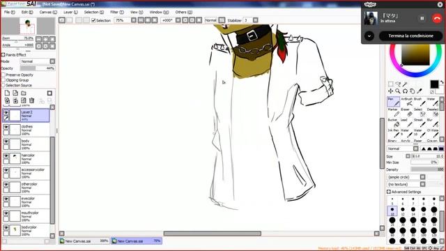 [Paint Tool Sai] SpeedPaint|Sayako～Alternative Version