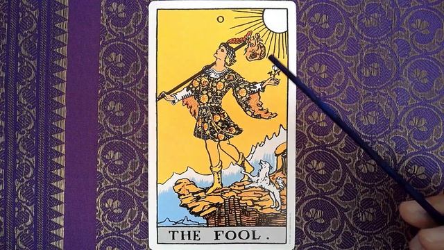 Learn Tarot, The Fool, Major Arcana 0, ONE CARD SPREAD SERIES смотреть онлайн