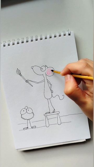 Смешной рисунок #рисование #арт смотреть онлайн