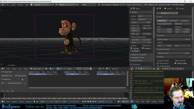 Episode #60 UPBGE: TUTORIAL TIME!!!! смотреть онлайн