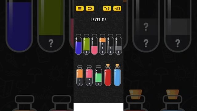 soda sort puzzle level (116) смотреть онлайн
