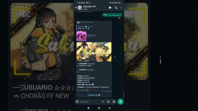 SAKURA BOT VIP ( ALUGO BOT ) BAN +1, ANTI TRAVA ZAP, 100% ATUALIZADO 20223, FIGURINHA, DONWLOADS ET смотреть онлайн