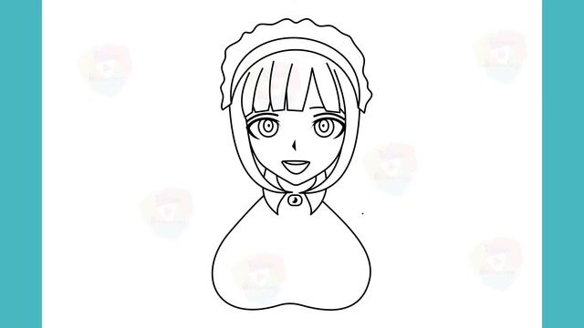 how to draw Chiaki Nanami Step by Step Drawing смотреть онлайн