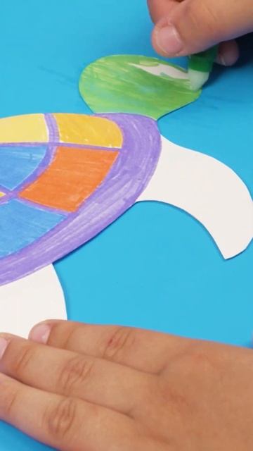 Draw A Turtle #markers #crayola #colorwonder #drawing #coloring #art #animals #turtle #shorts