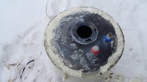 Печь для казана на природу из водонагревателя