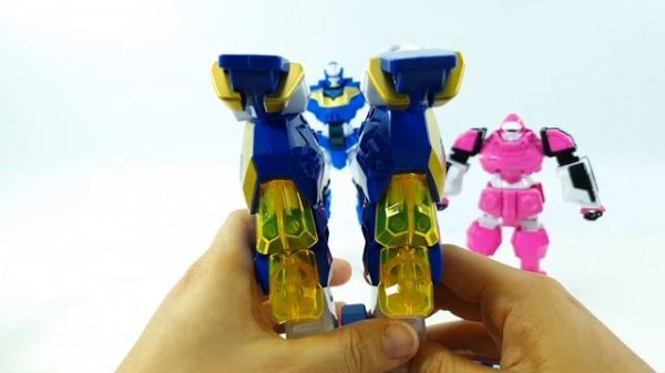 MiniForce Super Dinosaur Power Super Tyraking Transformers Combine Robots Toys