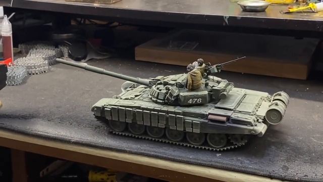 Meng T-72B1 1:35 scale RC conversion смотреть онлайн