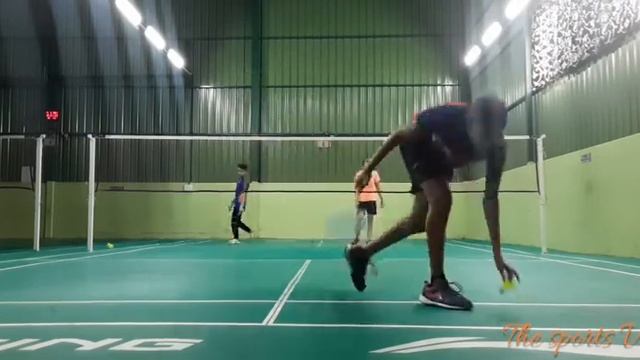 two is two one badminton practice...Akshay, Nagashree Vs Aruna смотреть онлайн