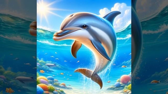 The Common Dolphin (Delphinus delphis) Song for Kids | Nursery Rhymes (Educational)