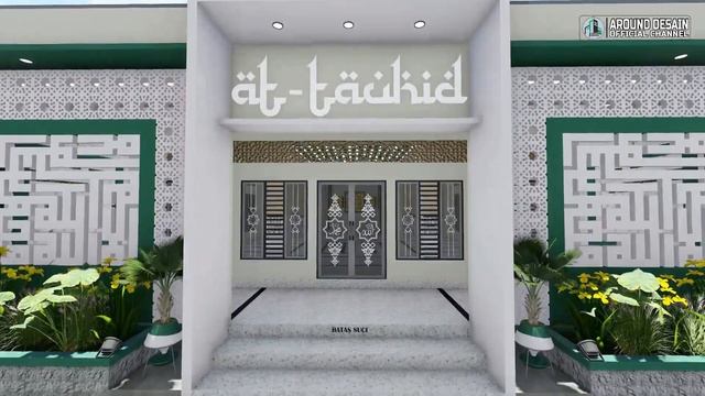 Desain Musollah 12 X 12 M