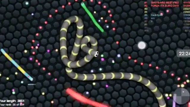 #2 Slither.io мини видео смотреть онлайн