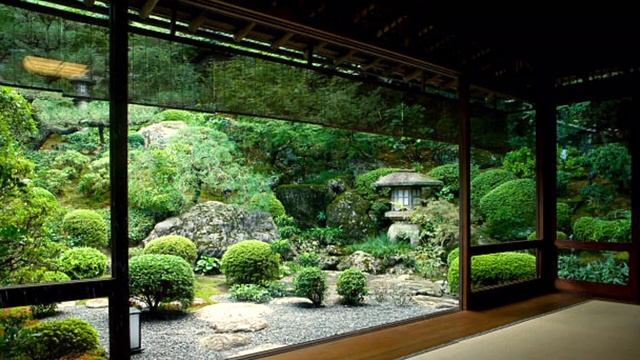 💦Rainy Zen Garden TV art screensaver, with rain sounds and brain waves for relaxation. смотреть онлайн