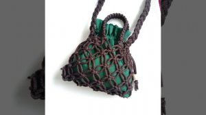 Macramebag , авоська из полиэфирного шнура, мини авоська