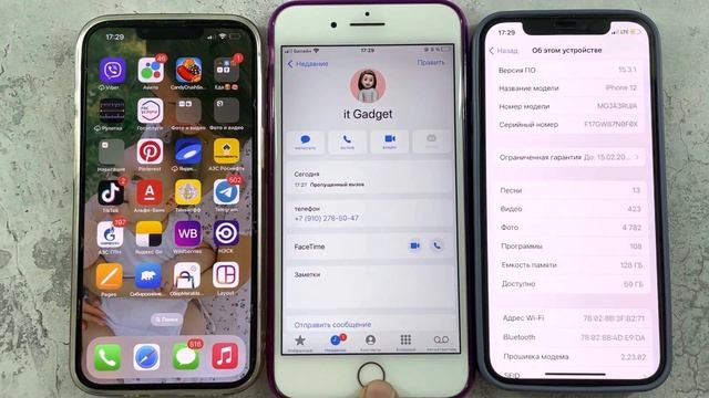 IPhone 13 Vs Iphone 8Plus Vs IPhone 11 Incoming Call Second Line