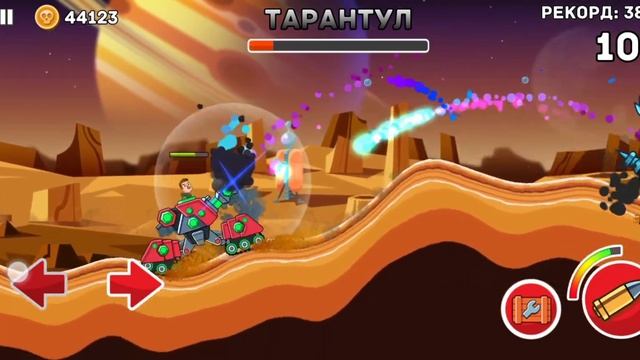 BOSS TARANTULA IN THE BATTLE AGAINST 18 TANKS IN THE GAME : Hills of Steel : GAMEPLAY ANDROID HD смотреть онлайн