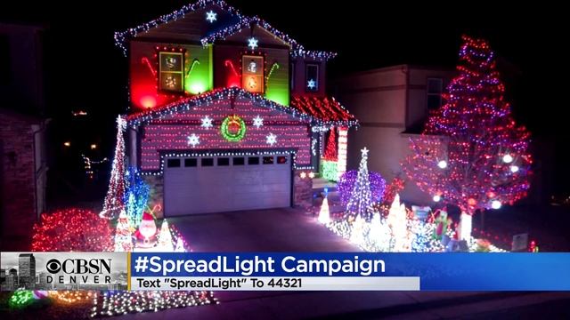 A Light Display At One Aurora Home Is Hoping To Raise Money For Colorado Gives Day