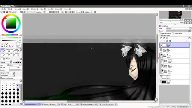 ✿[Speed paint] วาด ★ Viewkungookami (เจ้าแม่หมาป่า)★✿ смотреть онлайн