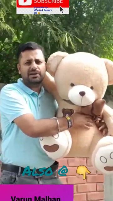 3FEET Brown Teddy Bear Cute Demo #shorts #9871554449 👇 смотреть онлайн