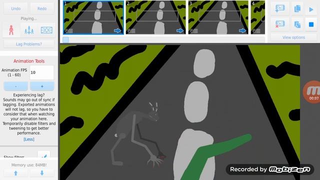 Mega Character Battle Arena 98: Humanoid Rabbit VS Highway Worm