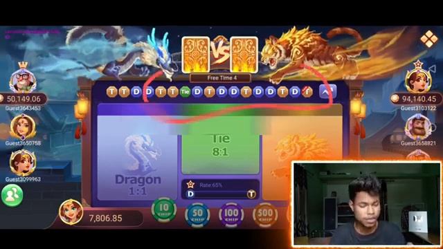 Dragon 🐉 Vs Tiger 🐯 Latest Trick 100% Working