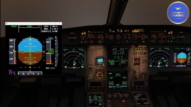 AIRBUS A320 CAT 3 DUAL (Fail Operational) Alert Height @a320mentorchannel смотреть онлайн