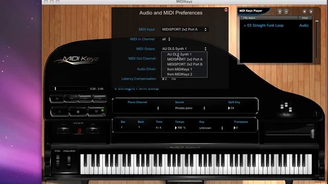 3 - MIDIKeyz Tutorial - Audio/MIDI Setup смотреть онлайн