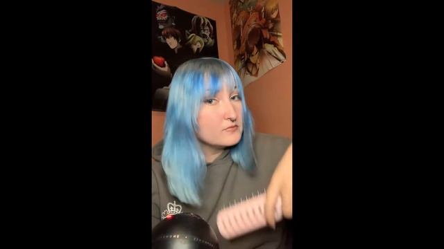 ASMR Make-up Sounds- Camera Brushing, Gum Chewing, Mouth Sounds, Hair Brushing, Personal Attention