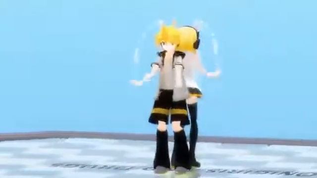 Кагамине Лен и Рин [MMD] PON PON-Vokaloid