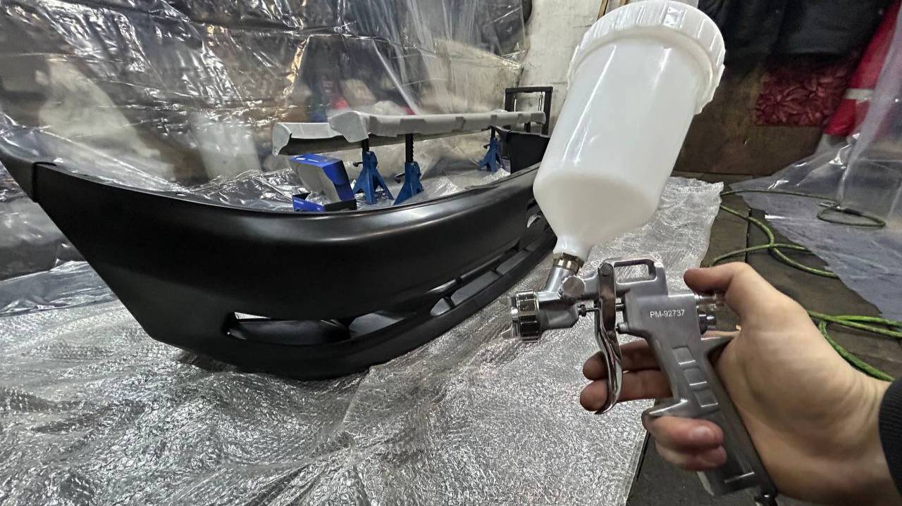 Как плохо покрасить бампер и обвесы