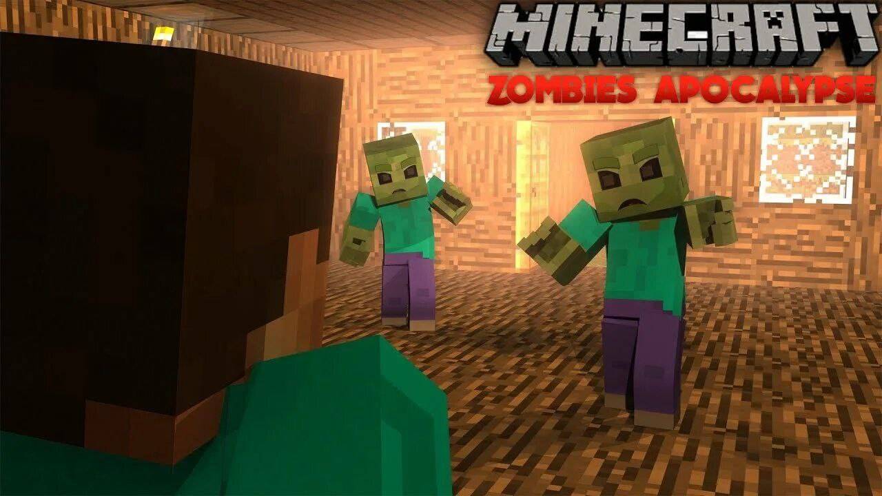 Выживание в зомби-апокалипсис (Minecraft) №3 смотреть онлайн