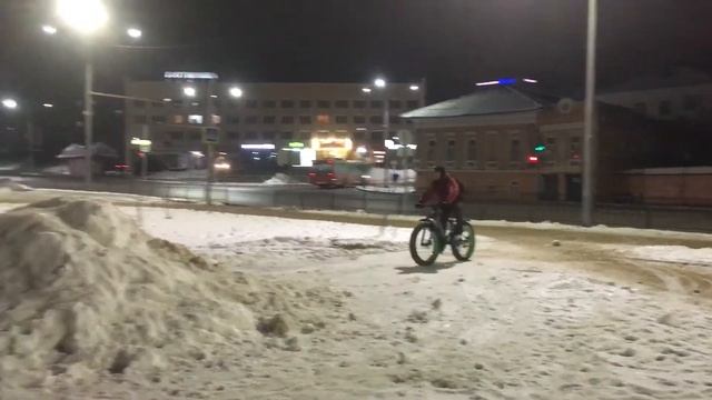 Покатушки на Fatbike зимой смотреть онлайн