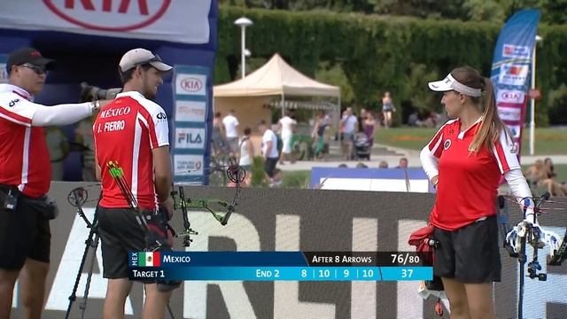Russia v Mexico – compound mixed team bronze | Wroclaw 2014 Archery World Cup S4 смотреть онлайн