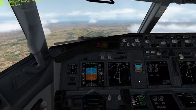 X-Plane aproximación valencia Boeing 737-800 смотреть онлайн