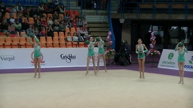 Team BUL juniors 5 balls Grand Prix Moscow RG 2015 All around (1) смотреть онлайн