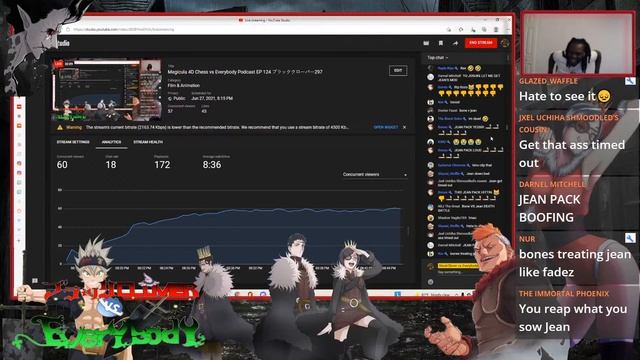 Megicula 4D Chess vs Everybody Podcast EP 124 ブラッククローバー297 смотреть онлайн