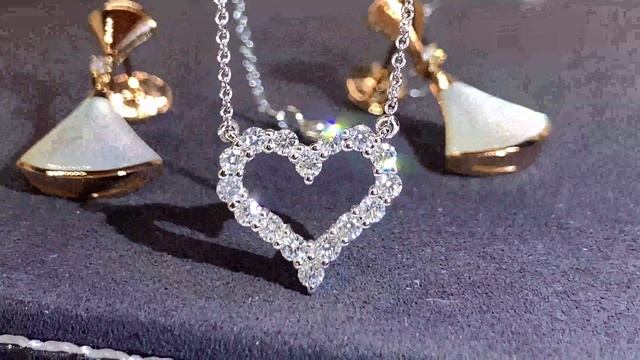 Подвеска Tiffany Diamond Heart 0,54ct смотреть онлайн