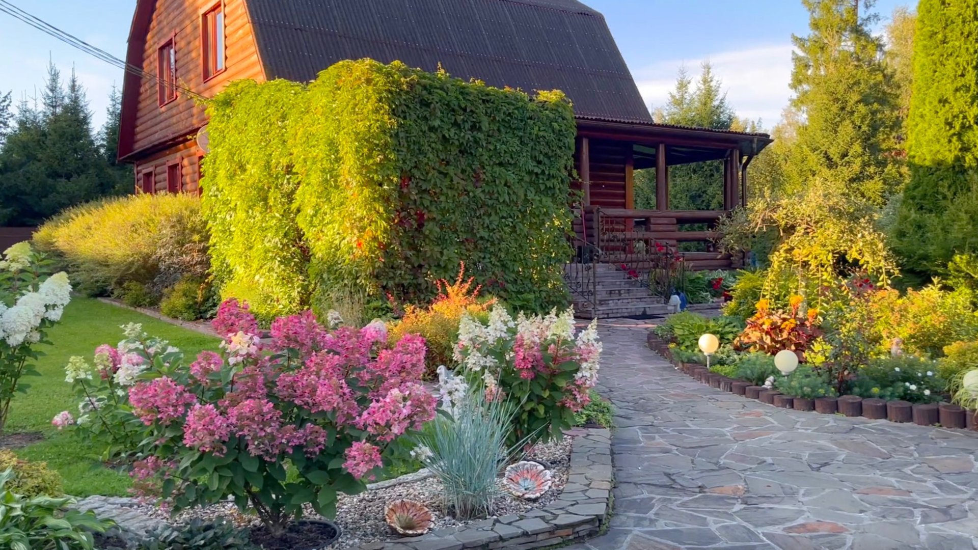 Входная / въездная / парадная часть сада или палисадник. Планирование и немного истории. смотреть онлайн