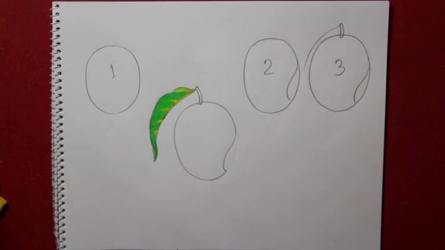 How to Draw mango Oil Pastels Color Painting Step by Step (Very Easy) f art смотреть онлайн