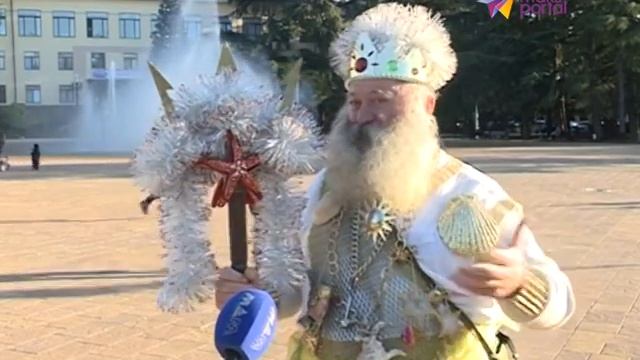 Посейдон разгуливает по улицам Cочи смотреть онлайн