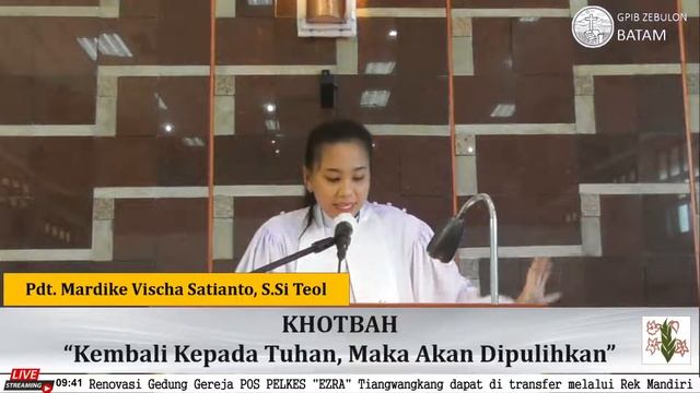 (LIVE) IBADAH MINGGU JEMAAT GPIB ZEBULON | MINGGU 9 MEI 2021 смотреть онлайн